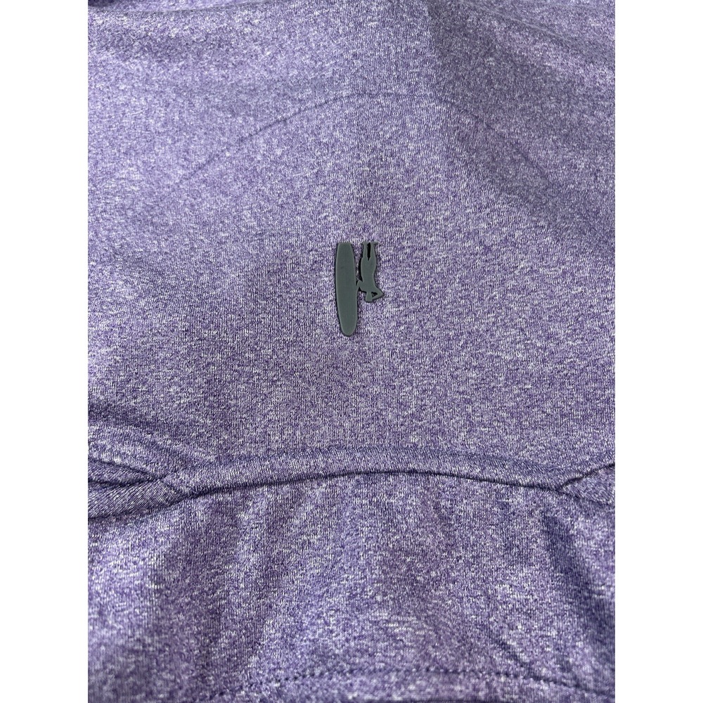 Johnnie O Shirt Mens Large Purple 1/4 Zip Stretch Golf Cross Logo - Picture 6 of 6